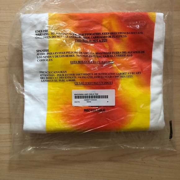 Supreme x Andres Serrano Madonna & Child Tee Sz M - Picture 3 of 5